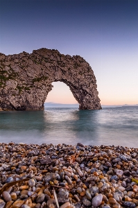 Durdle door jurassic coast dorset water Photo