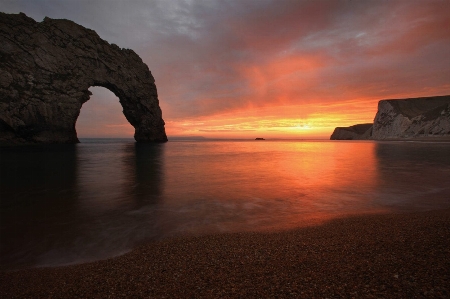 Durdle door jurassic coast dorset cloud Photo