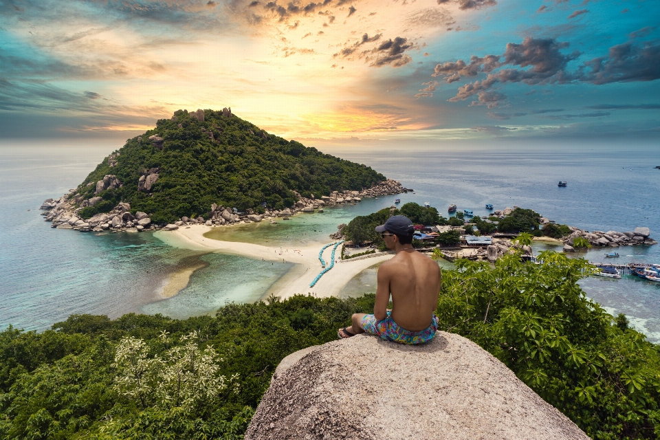 Thailand water cloud sky