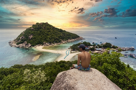 Thailand water cloud sky Photo