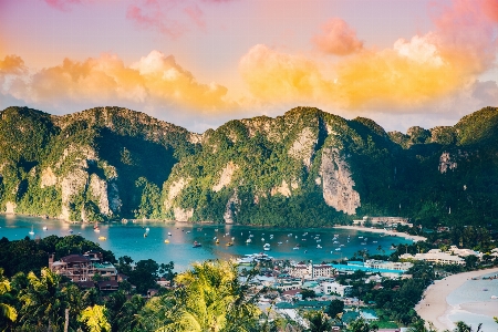 Thailand water cloud sky Photo