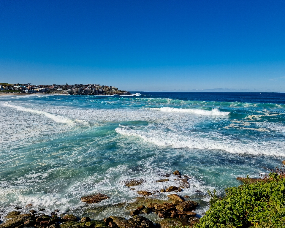 Beach water sea wave