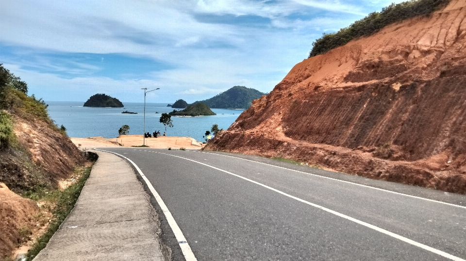 Hill beach landscape nature