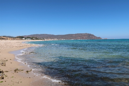 Sea sky beach landscape Photo