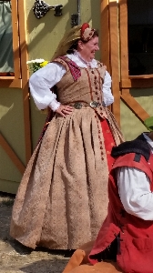 Costume design dress hat pink Photo