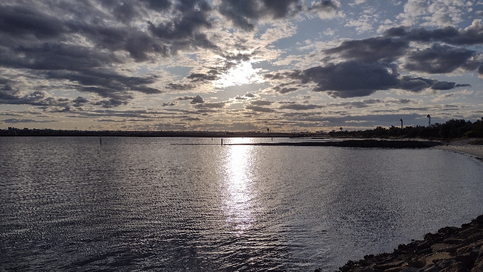 Natural cloud water sky