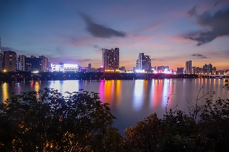 Night water cloud sky Photo