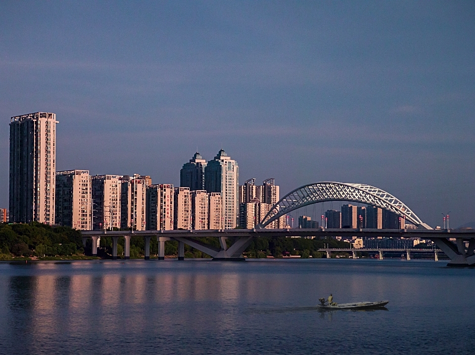 Чжанцзян
 рассвет вода небо