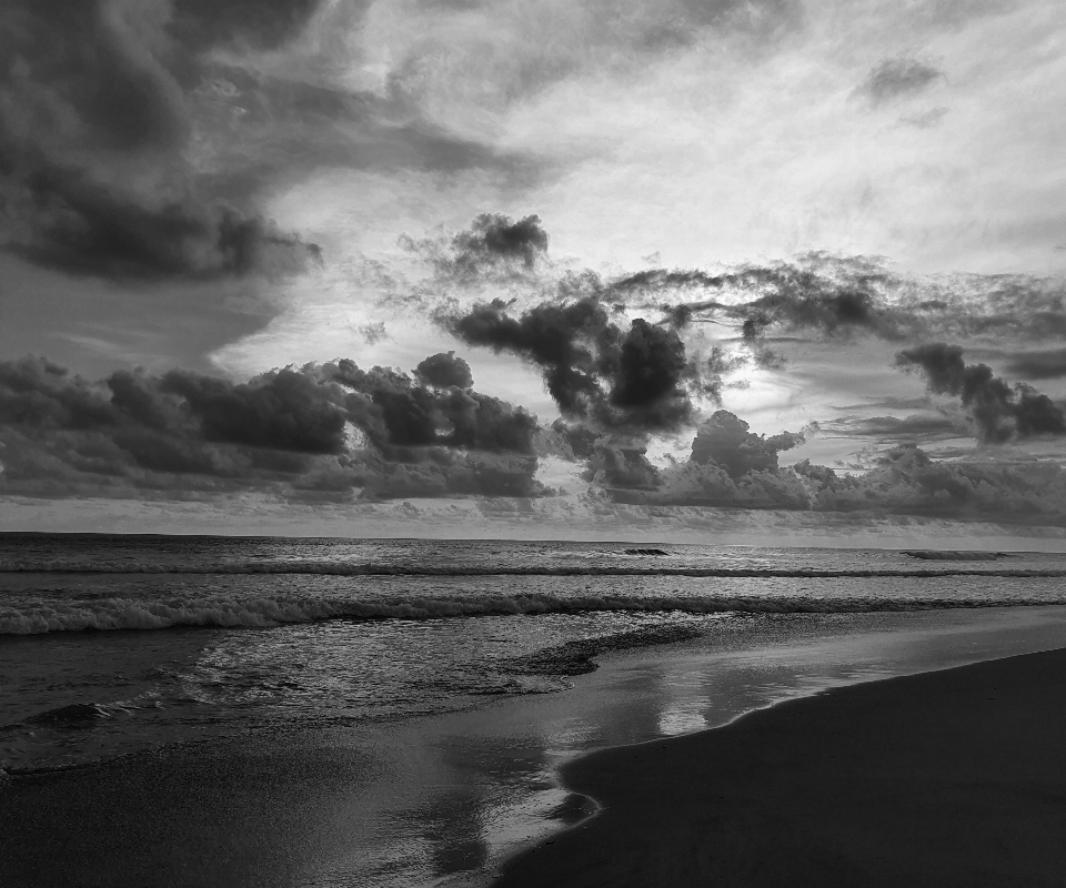 Langit awan air suasana