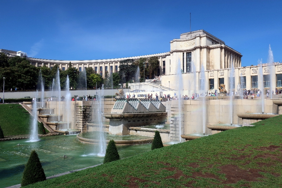 París agua chorro cielo