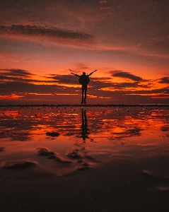 Natural cloud sky water Photo