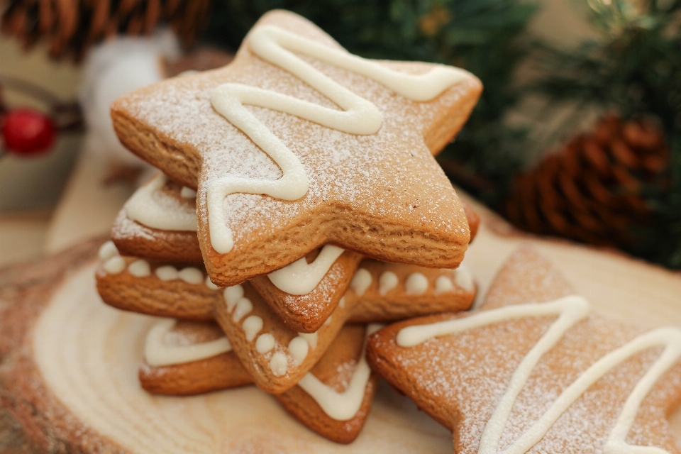 Natal biscoitos de gengibre
 comida mão