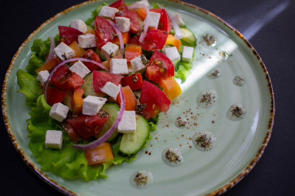 Salade légumes nourriture grecque
