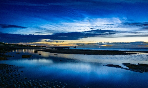 Sea cloud water sky Photo