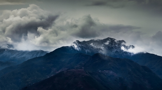 Mountain cloud sky atmosphere Photo