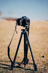 Natural tripod sky camera lens Photo