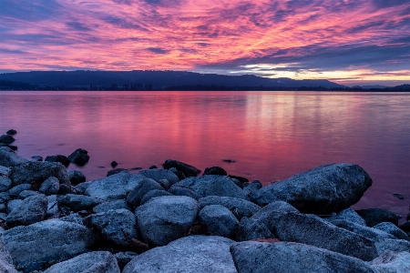 Sea water sky cloud Photo