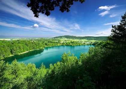 Jezioro wolin wyspa miedzyzdroje Photo