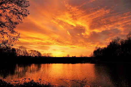 Sun cloud water sky Photo