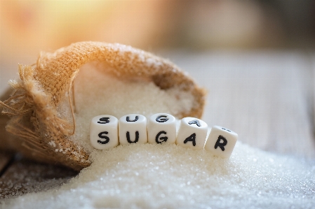 Sugar hand gesture food Photo