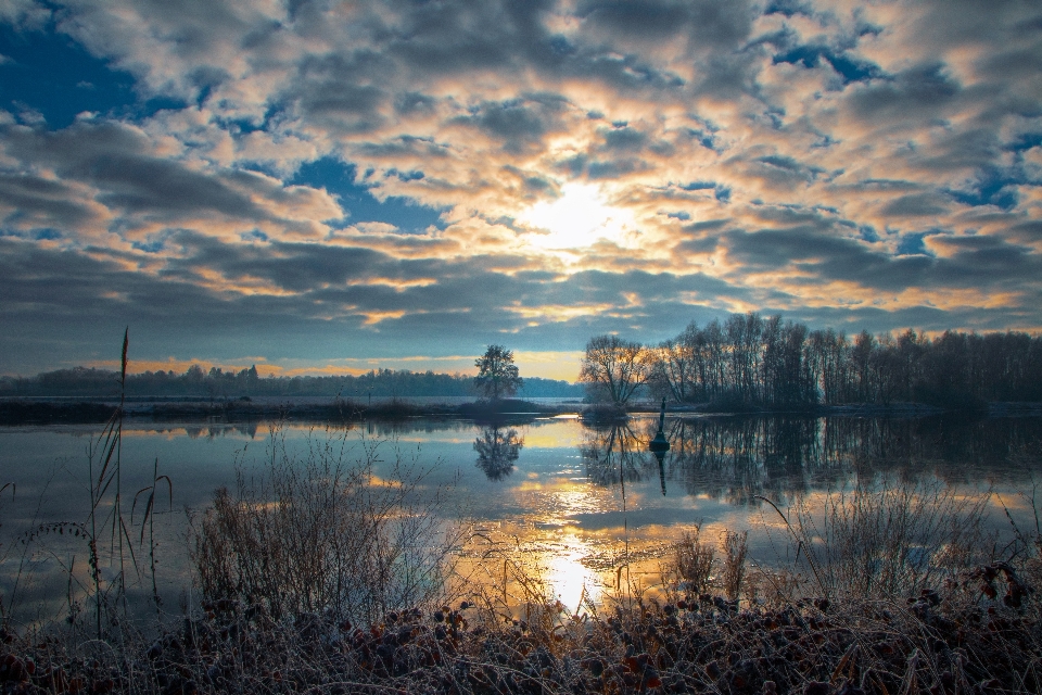 Natural cloud water sky