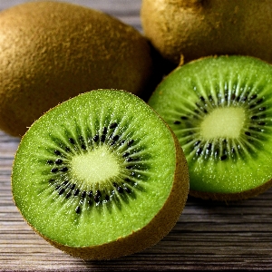 Fruit food hardy kiwi green Photo