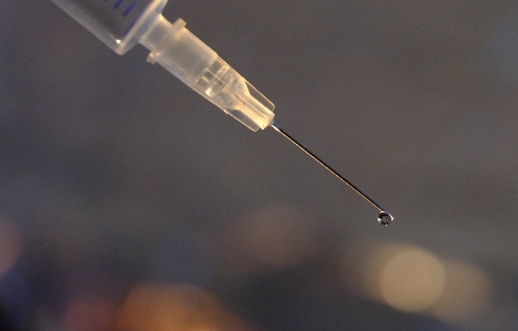 Natural sky liquid hypodermic needle Photo