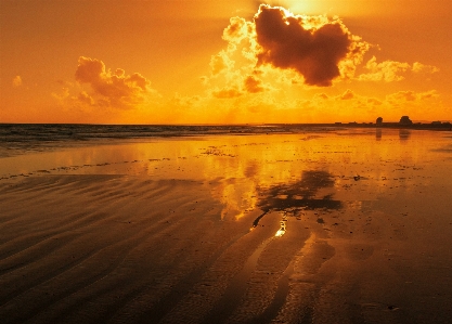 Beach water cloud sky Photo