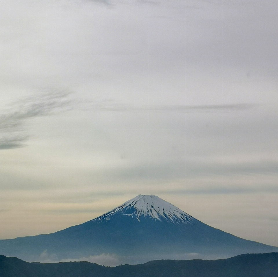 Mountain cloud sky tree