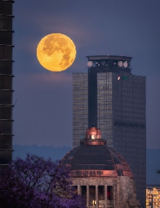 Фото луна небо здание атмосфера