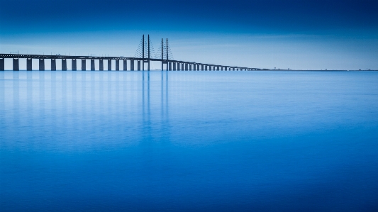 Natural water sky blue Photo