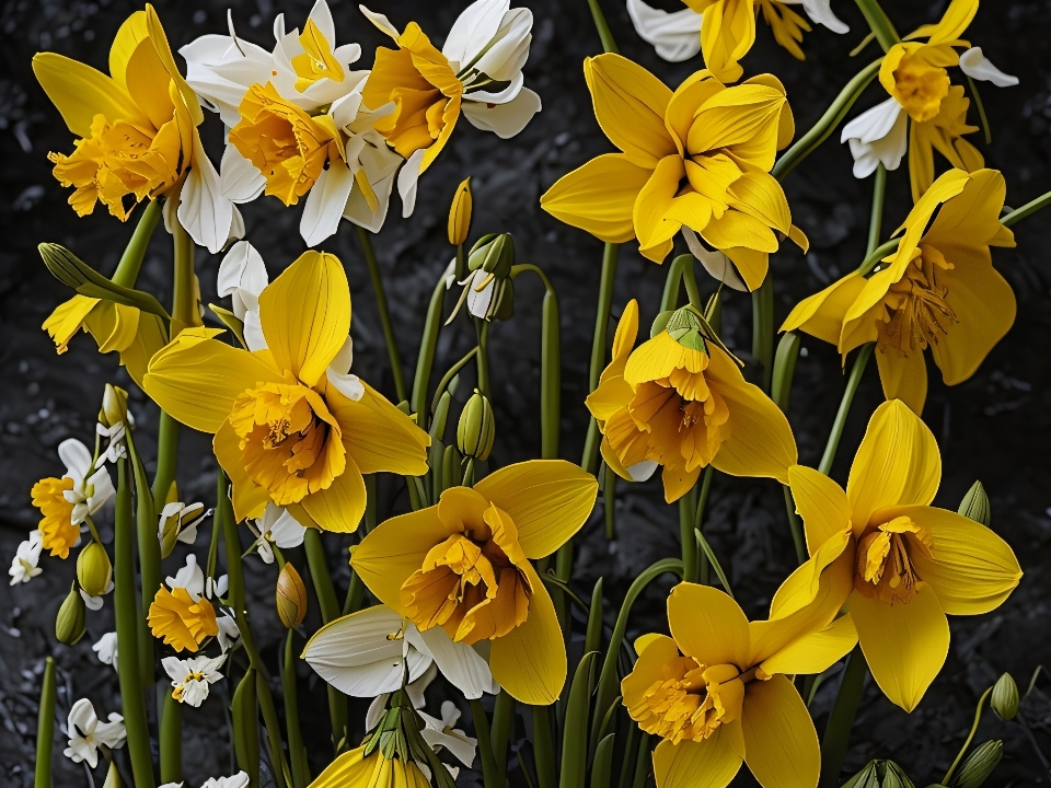 Narzisse
 osterglocke
 blume blüte