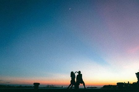 Natural sky light people in nature Photo