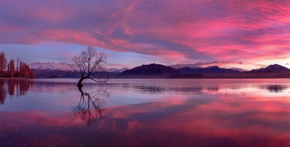 Sunset sea cloud water Photo