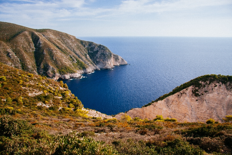 Paisagem mar costa natureza