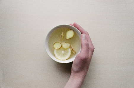 Hand fruit flower petal Photo