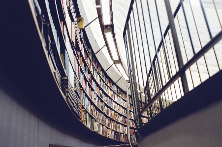 Book light architecture wood Photo