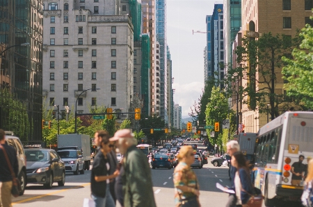 Pedestrian person road traffic Photo