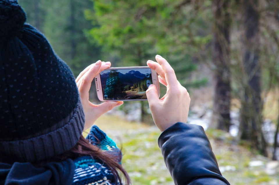 Smartphone mann menschen frau