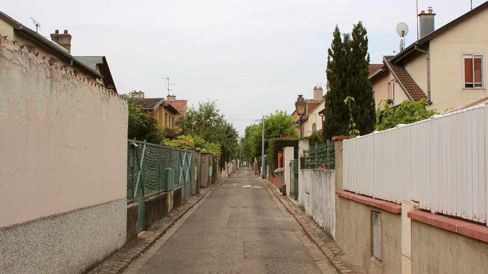 Clôture route rue ville