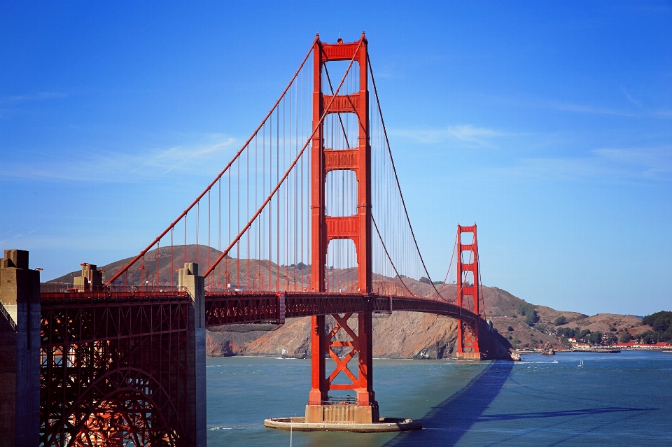 Su gökyüzü köprü golden gate köprüsü
