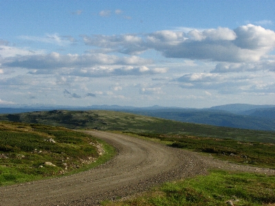 Landscape horizon mountain cloud Photo