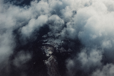 自然 山 云 天空 照片