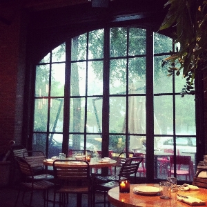 House window glass restaurant Photo