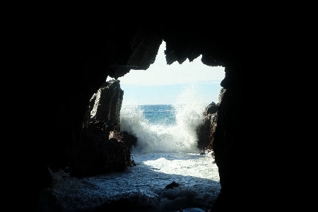 Sea water rock ocean Photo