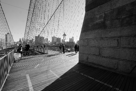 ライト 黒と白
 建築 道 写真