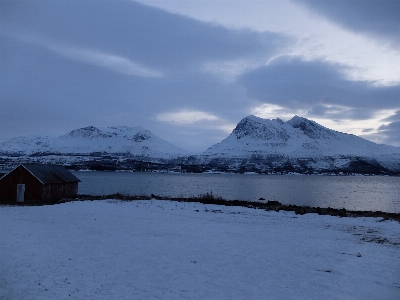 Landscape mountain snow winter Photo