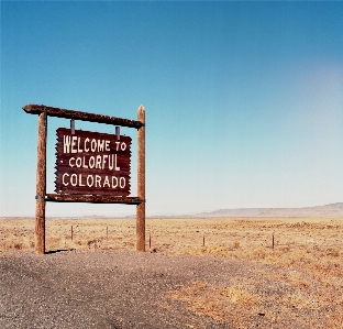 Landscape horizon prairie desert Photo