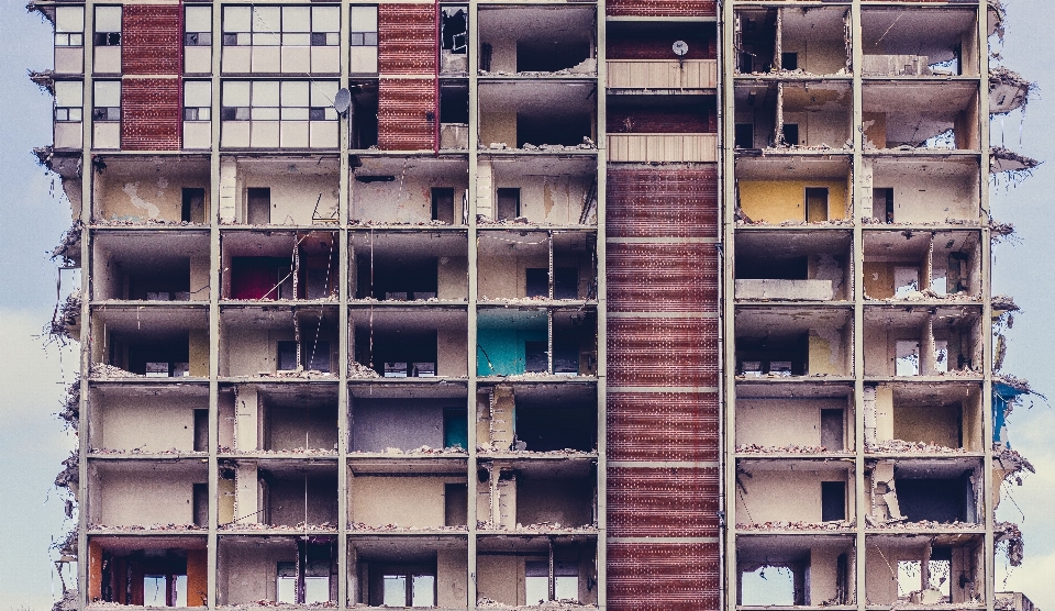 Window building facade abandoned