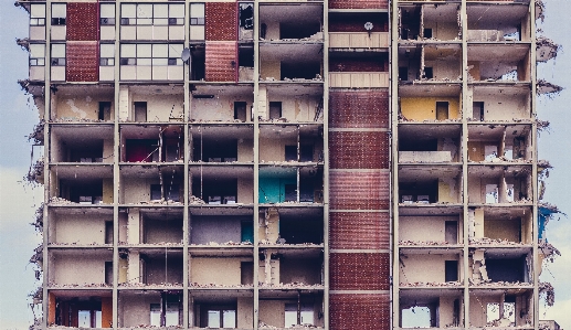 Window building facade abandoned Photo